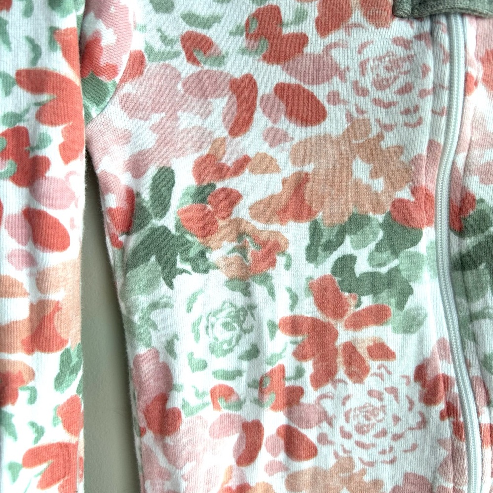 BURT’S BEES organic cotton sleeper 24 months floral